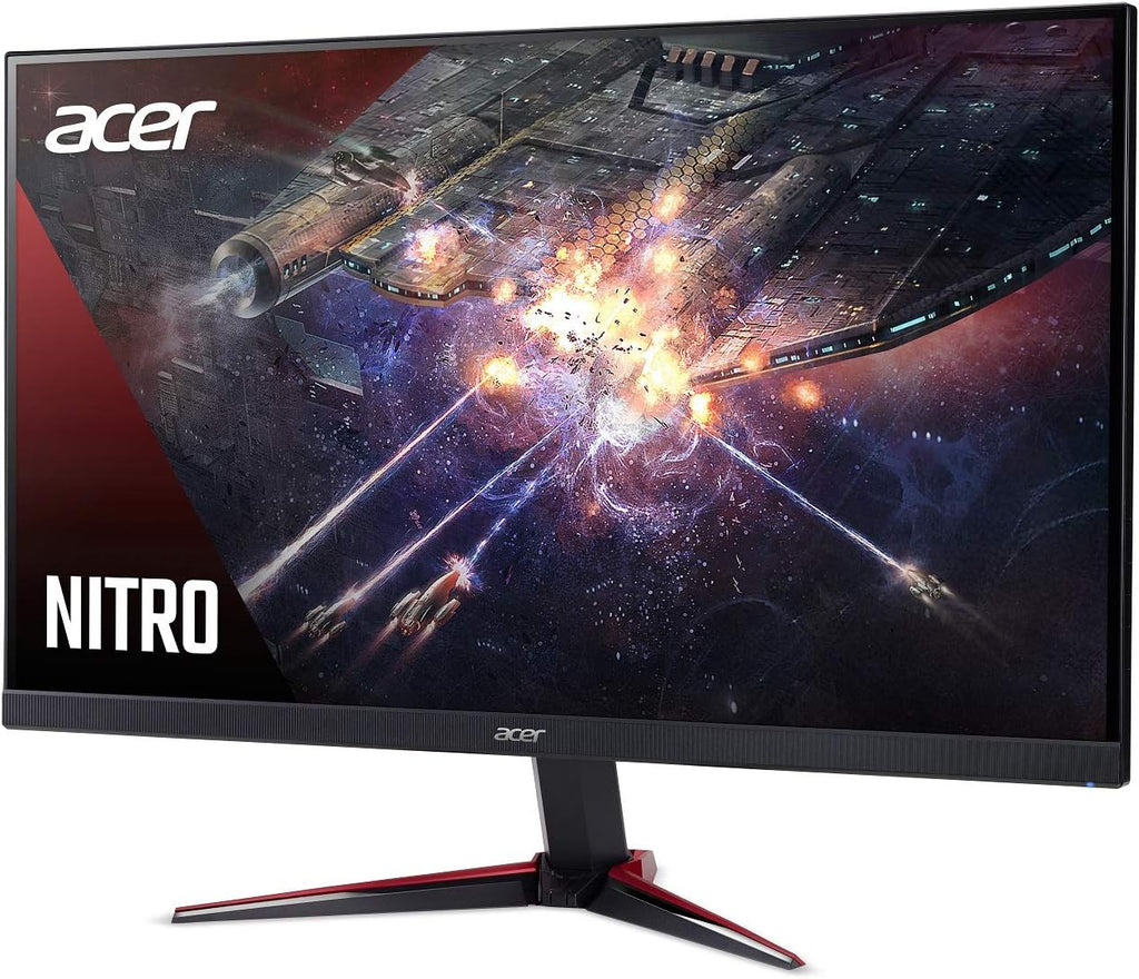 acer Nitro VG240Y Pbiip 23.8 Inches Full HD (1920 x 1080) IPS Gaming Monitor with AMD Radeon FreeSync Technology, Zero Frame, 144Hz, 1ms VRB, (2 x HDMI 2.0 Ports & 1 x Display Port), Black
