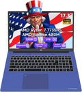NIMO 17.3-Laptop, AMD Ryzen 7 7735HS (8C/16T) Radeon 680M, 32GB DDR5 RAM 2TB SSD, 100W PD Type-C Fast Charging, Wi-Fi 6E BT 5.2, Fingerprint Unlock, Backlit Keyboard for Business Student Light Gaming