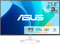 ASUS 24' (23.8-inch viewable) Eye Care Monitor (VZ24EHF-W) - IPS, Full HD (1920 x 1080), Frameless, 100Hz, Adaptive-Sync, 1ms, HDMI, Low Blue Light, Flicker Free, Ultra-Slim Profile, 3 yr Warranty