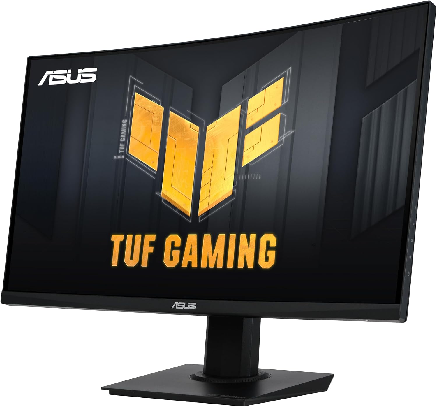 ASUS TUF Gaming 24' (23.6 inch viewable) Curved Monitor (VG24VQER) – FHD, 180Hz, 1ms, DCI-P3 90%, Extreme Low Motion Blur Sync, FreeSync, Shadow Boost, Eye Care, DisplayWidget Center, 3yr Warranty