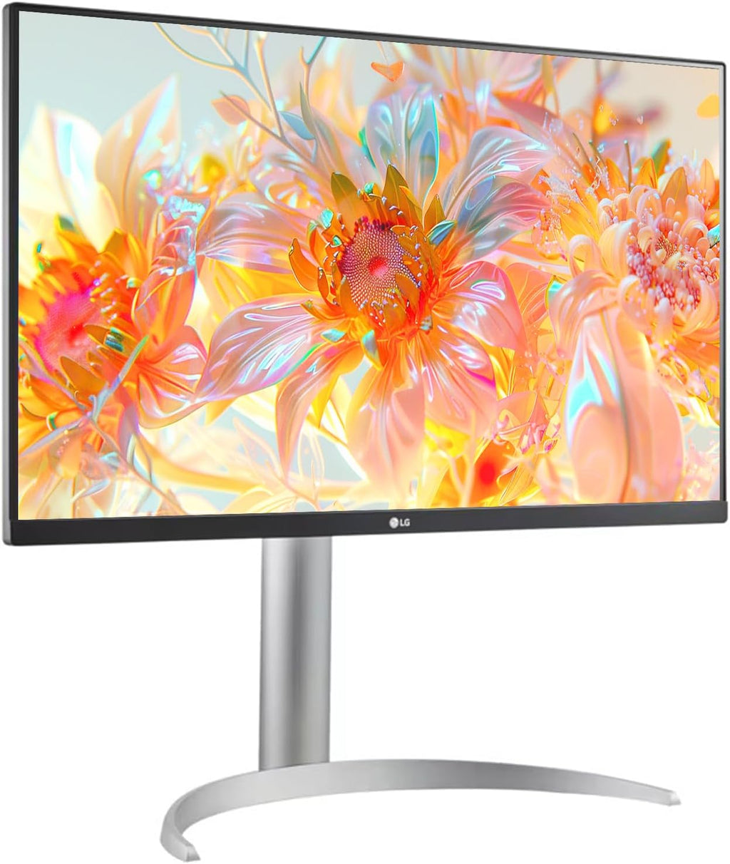 LG 27 inch 4K UHD (3840x2160) Ultrafine IPS Monitor, VESA DisplayHDR 400, 5ms, 95% DCI-P3, Dynamic Action Sync, USB Type-C 90W PD, HDMI, DisplayPort, Height/Tilt/Pivot Adjustable Stand, White