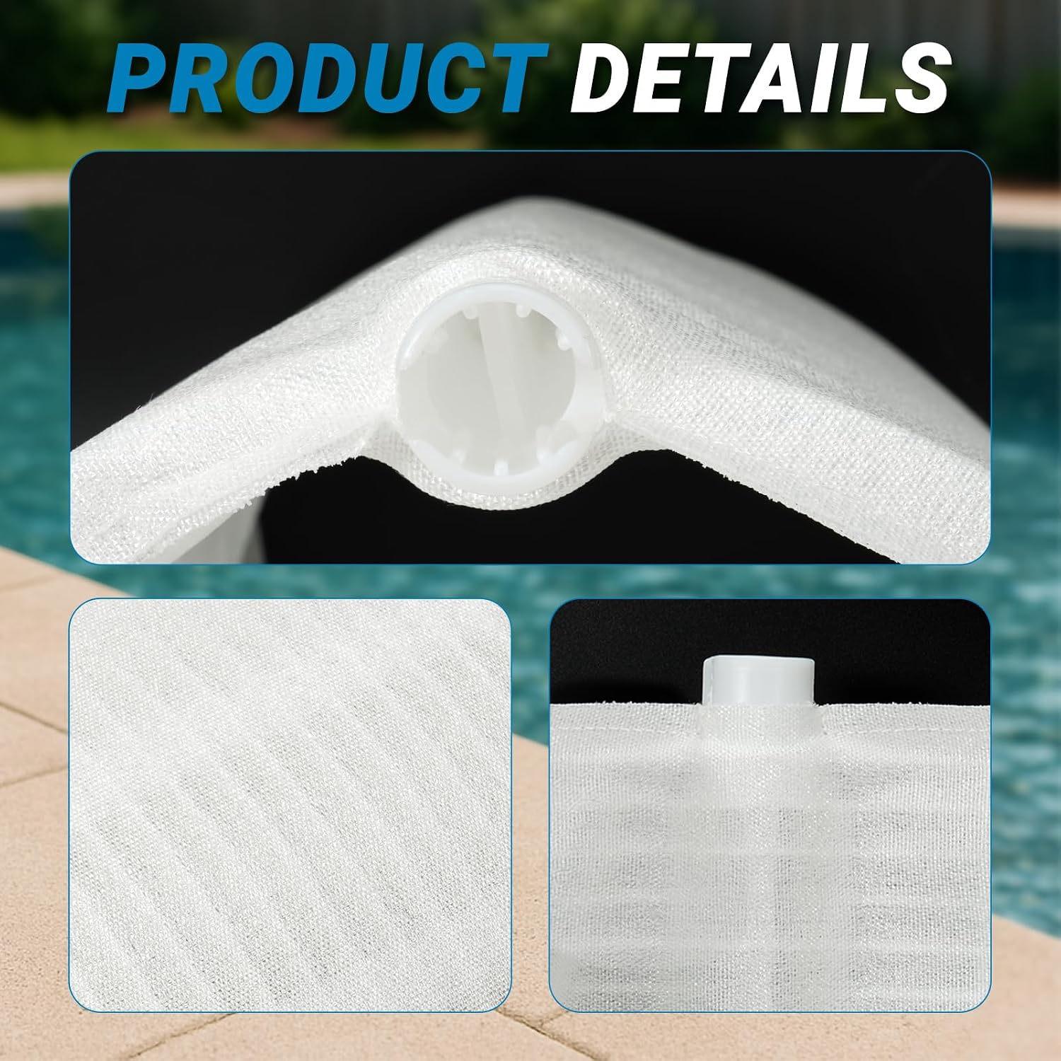 48 sq Swimming DE Pool Filter Grids Compatible with Hayward Pro-Grid DE4820,Micro Clear DE4800 and DE480S,for Penair FNS Plus Grid Set 48 Sq.Ft. (24 inch Height)