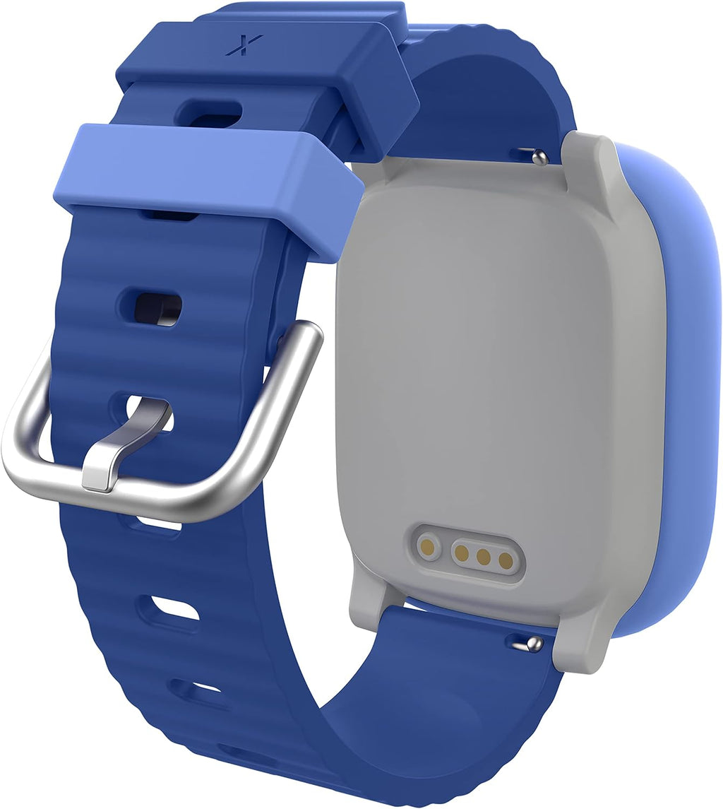XPLORA X6 Play - Watch Phone for Children (4G) - Calls, Messages, Kids School Mode, SOS Function, GPS Location, Camera and Pedometer – (Subscription Required) (Blue)