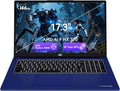 NIMO AI Copilot+ PC Business-Laptop, 17.3' Laptop, AMD Ryzen AI 370(12C/24T, 50 Tops NPU), Radeon 890M, 32GB RAM 2TB SSD, 144Hz, PD 100W USB-C 4.0, AI-PC with Wi-Fi 6E for Working Business Creation