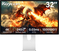 Q32S 32' 4K 240Hz QD-OLED Glossy Monitor, 0.03ms, 99% sRGB, 99% DCI-P3, 10-Bit Color, HDR, 1500000:1 Contrast Ratio, Eye Care (Honeycomb - with Stand)