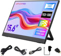waveshare Luckfox 15.6inch Portable Monitor with Stand, IPS Screen, Mini HDMI Interface, 1920 × 1080 Full HD, 178° Viewing Angle, ABS Case, 100% sRGB High Color Gamut, Supports HDR, No Touch