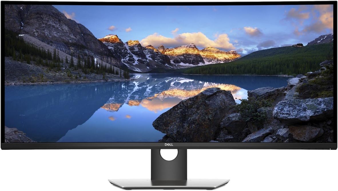 Dell U-Series 38' 4K UHD 1600p Ultra Wide Screen LED-Lit Monitor (U3818DW), Black