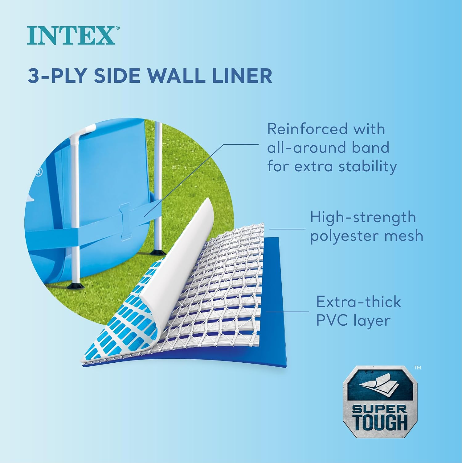 INTEX Metal Frame 10 ft x 30 in Above Ground Pool Set, Round Swimming Pool with Steel Frame, 330 GPH Cartridge Filter Pump, and Type H Filter Cartridge