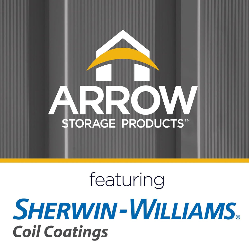 Arrow Classic Metal Shed, 12 x 17, Charcoal