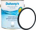 Doheny's Pro-Grade High Build Self-Priming Epoxy Swimming Pool Paint | Formulated for Excellent Stain, Chemical, and Abrasion Resistance | VOC Compliant (White)