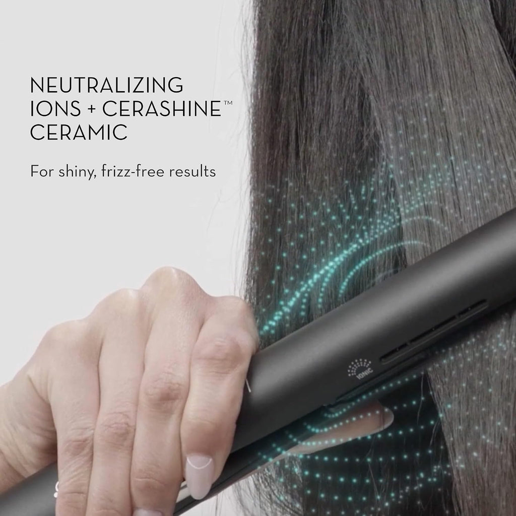 Neuro by Paul Mitchell Style+ 1' Ceramic Straightening & Styling Iron, Travel Flat Iron, Dual Voltage for Worldwide Use