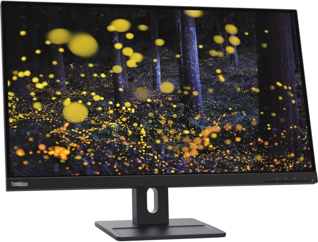 Lenovo ThinkVision E27q-20 27' WQHD WLED LCD Monitor - 16:9 - Raven Black, 14.5'x24.2'x1.8'