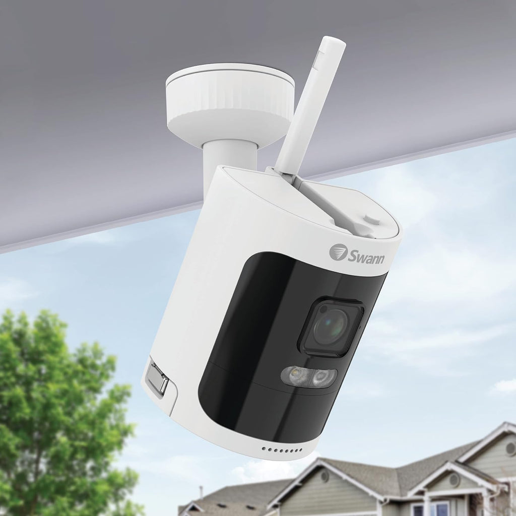 Swann AllSecure650™ Wi-Fi Security Camera System with 1 TB HDD, 4 Camera 8 Channel, 2K HD NVR Home Security Cameras Wireless Outdoor Indoor, Night Vision Surveillance Camera, Heat and Motion Detection