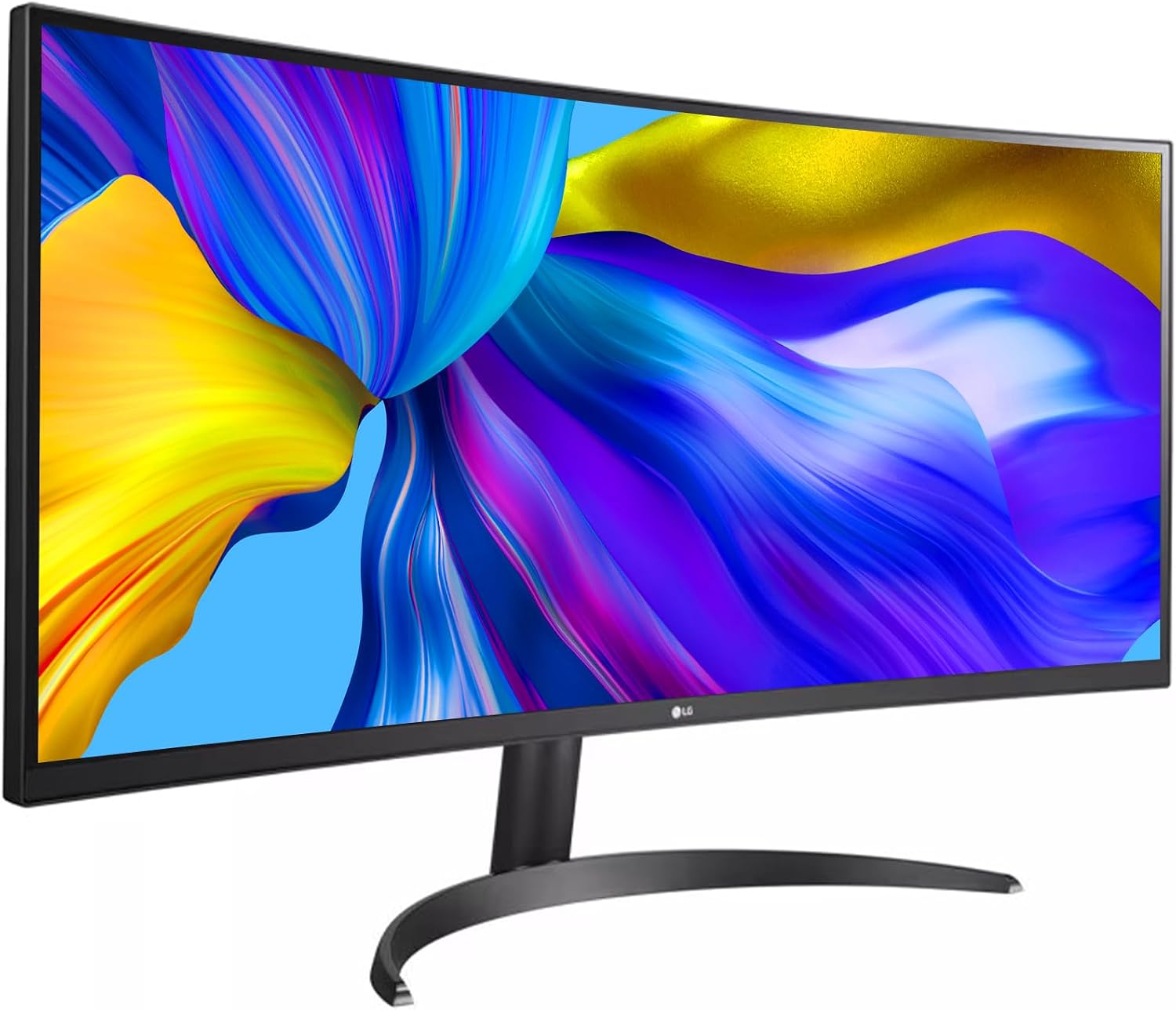 LG 34 Inch Curved UltraWide Monitor, IPS Display, QHD(3440x1440), Dynamic Action Sync, HDR10, sRGB 99%, OnScreen Control, Dual Controller, Multitasking and Content Creation, DisplayPort & HDMI, Tilt