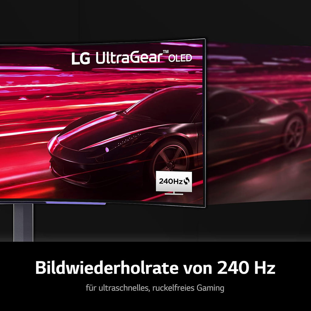 LG 45GR95QE 45-Inch Ultragear 1440p 240 Hz OLED Curved Gaming Monitor with AMD FreeSync Premium and 0.03ms Response Time (Black)