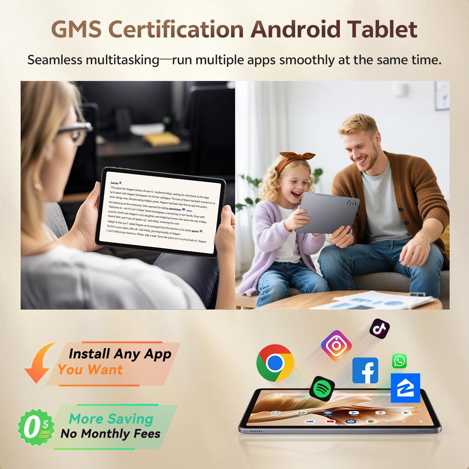 SVITOO 12 Inch Tablet, Android 16 Tablet 12 Inch Large Screen 2K Display, Octa-Core, 30GB RAM 128GB Storage 1TB Expandable, 13MP Dual Camera, 8800mAh, GPS, Dual Speakers, Face Unlock