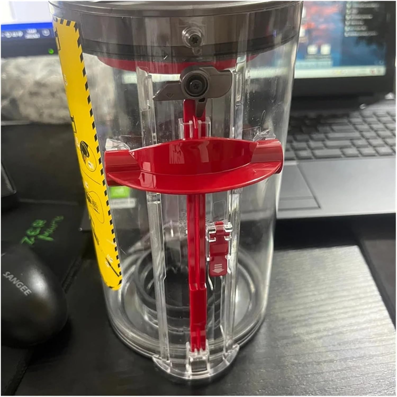 Vacuum Bin Compatible for Dyson V11 U.S Filter Bucket Dust Bin Accessories Robot Cleaner Cyclone Dust Collector Filter Spare Parts (Color : As shown-01)