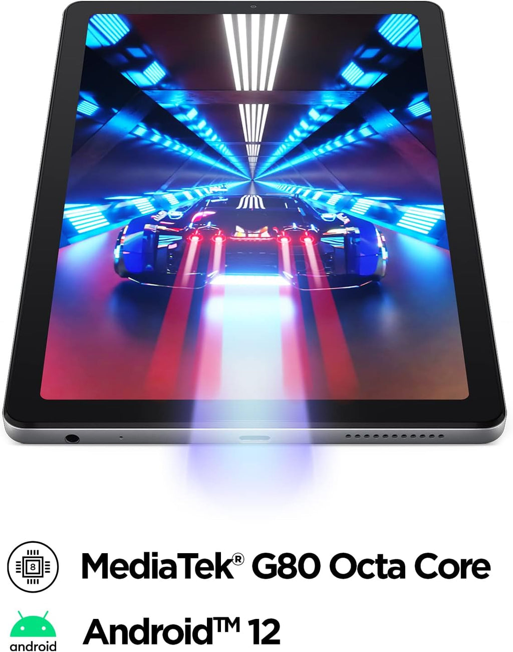 Lenovo Tab M9-2023 - Tablet - Long Battery Life - 9' HD - Front 2MP & Rear 8MP Camera - 3GB Memory - 32GB Storage - Android 12 or Later - Folio Case Included,Gray