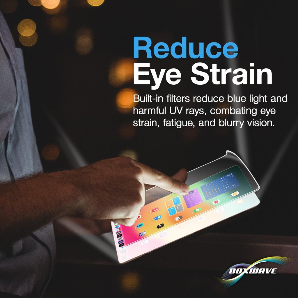 BoxWave Screen Protector Compatible With Sony INZONE M10S OLED QHD 480Hz Gaming Monitor (27 in) - ClearTouch Anti-Glare Anti-UV EyeCare (2-Pack), Filters out Harmful Blue Light Reduce Fatigue