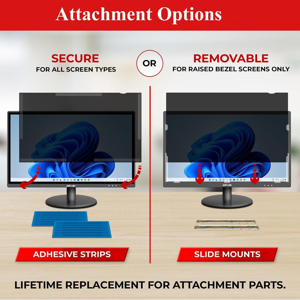 45 Inch Privacy Screen Filter for 32:9 Curved Ultrawide Gaming Monitor | Privacy Shield | Anti Glare | Anti-Blue Light | Eye Protection | Anti Spy | Computer Security Private Filter Protector