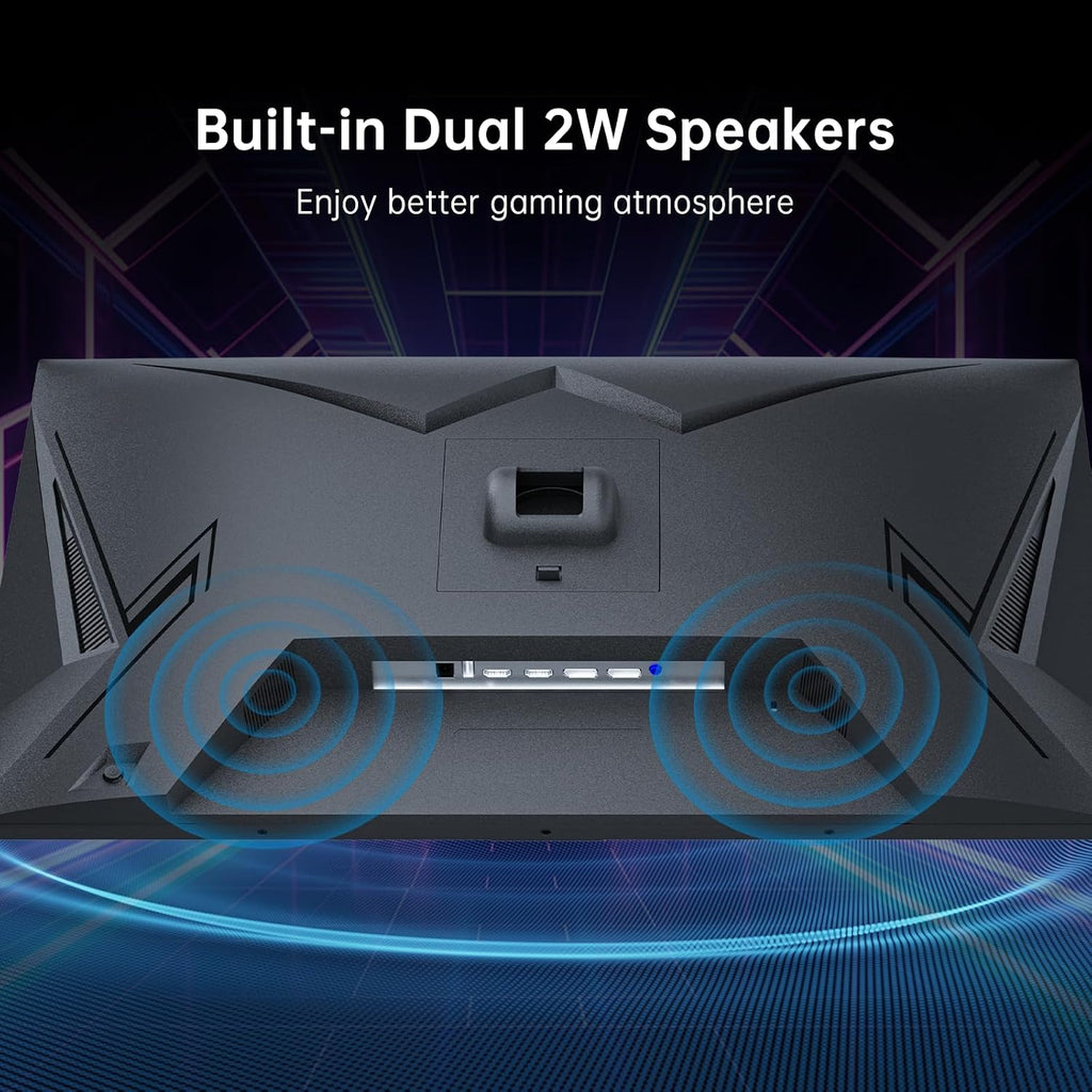 KTC 27 Inch Gaming Monitor - 2K QHD 2560 x 1440 Monitor, Up to 210Hz & 1ms, Bulit-in Speakers, Adaptive Sync, HDR400, 131% sRGB, IPS Monitors Gamer with HDMI 2.0 x 2 & DP1.4 x 2, H27T22C-3 (Renewed)