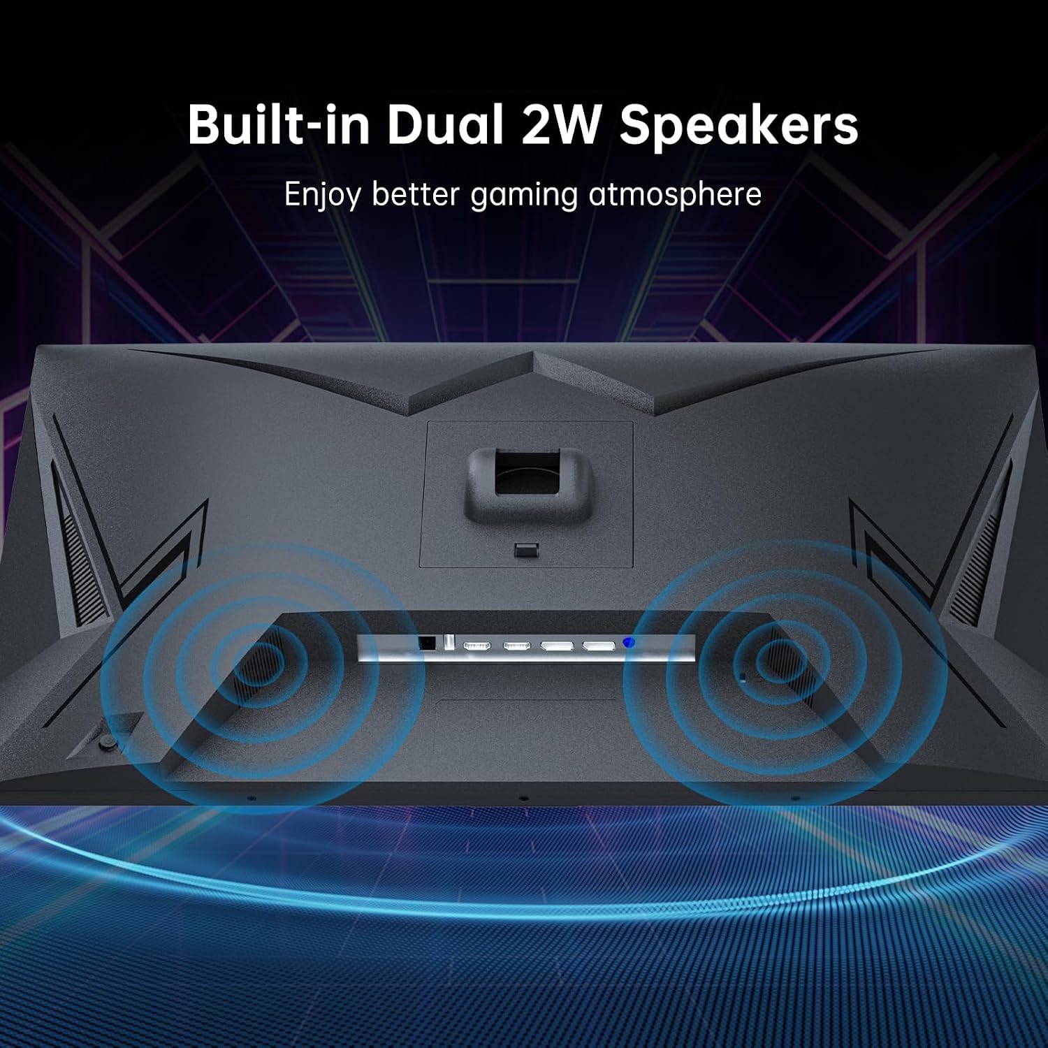 KTC 27 Inch Gaming Monitor - 2K QHD 2560 x 1440 Monitor, Up to 210Hz & 1ms, Bulit-in Speakers, Adaptive Sync, HDR400, 131% sRGB, IPS Monitors Gamer with HDMI 2.0 x 2 & DP1.4 x 2, H27T22C-3 (Renewed)