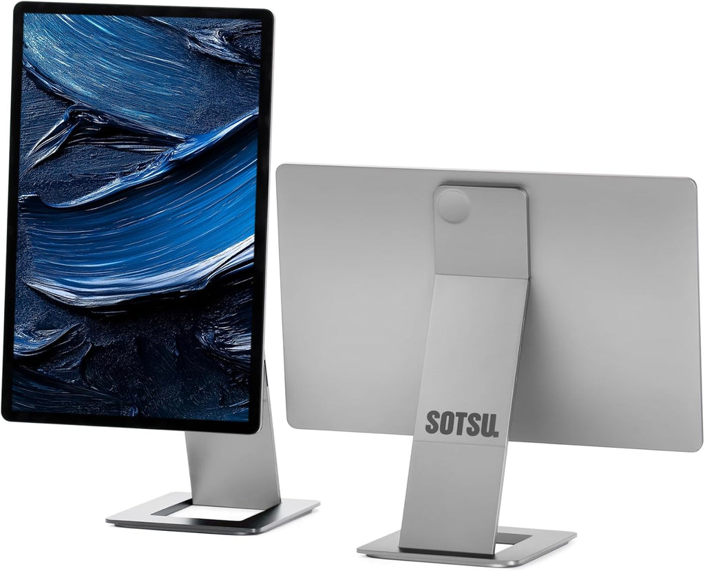 SOTSU FlipAction Pro 16' Gen2 Premium Portable Monitor | Super Compact | Pivot Rotate | 2560x1600 DCI P3 | 120Hz | 400 Nits | Full Metal CNC | Perfect Match for Mac and Windows (Metallic Gray)