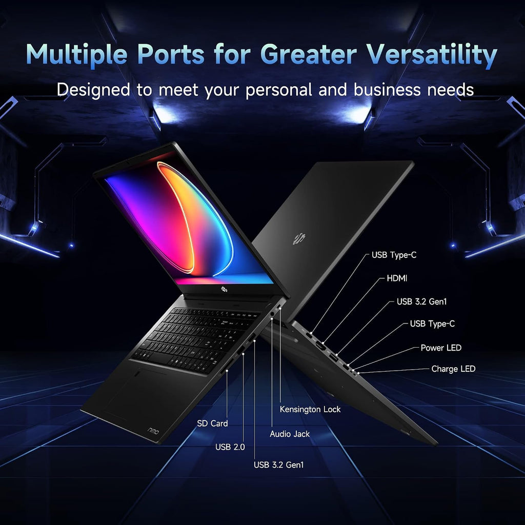 NIMO 17.3' IPS FHD-Gaming-Laptop, 8 Cores AMD Ryzen 7 6800H 64GB DDR5 RAM 2TB SSD (Beat i7-12700H Up to 4.7GHz) AMD Radeon 680M GPU-Computer with 100W Type-C Backlit Keyboard Fingerprint