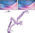 Pixio Two PX278 Wave Purple 27 inch 180Hz Refresh Rate FHD 1440p Resolution Fast IPS Panel 1ms GTG Response Time Gaming Monitor and PS1D Wave Purple Dual Monitor Arm