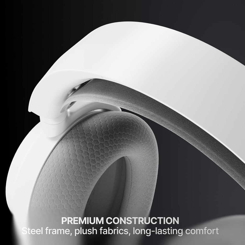 SteelSeries Arctis Nova 7X Wireless Gen 2 Gaming Headset - Real-Time App Control, 50+ HR Play, Neodymium Drivers, Mix 2.4GHz/Bluetooth, Xbox, PC, PS5/PS4, Switch 1/2, Mobile - White