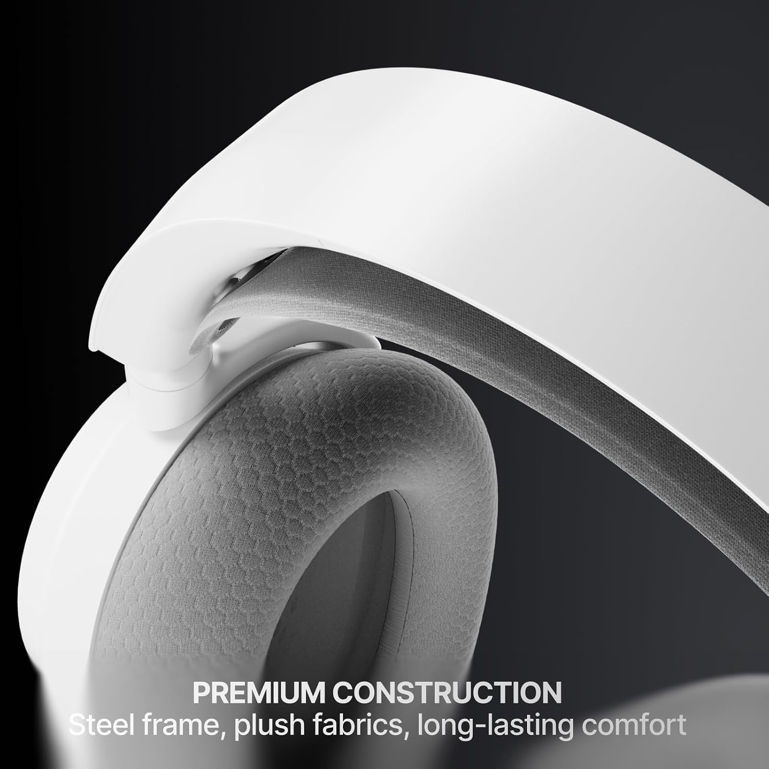 SteelSeries Arctis Nova 7X Wireless Gen 2 Gaming Headset - Real-Time App Control, 50+ HR Play, Neodymium Drivers, Mix 2.4GHz/Bluetooth, Xbox, PC, PS5/PS4, Switch 1/2, Mobile - White