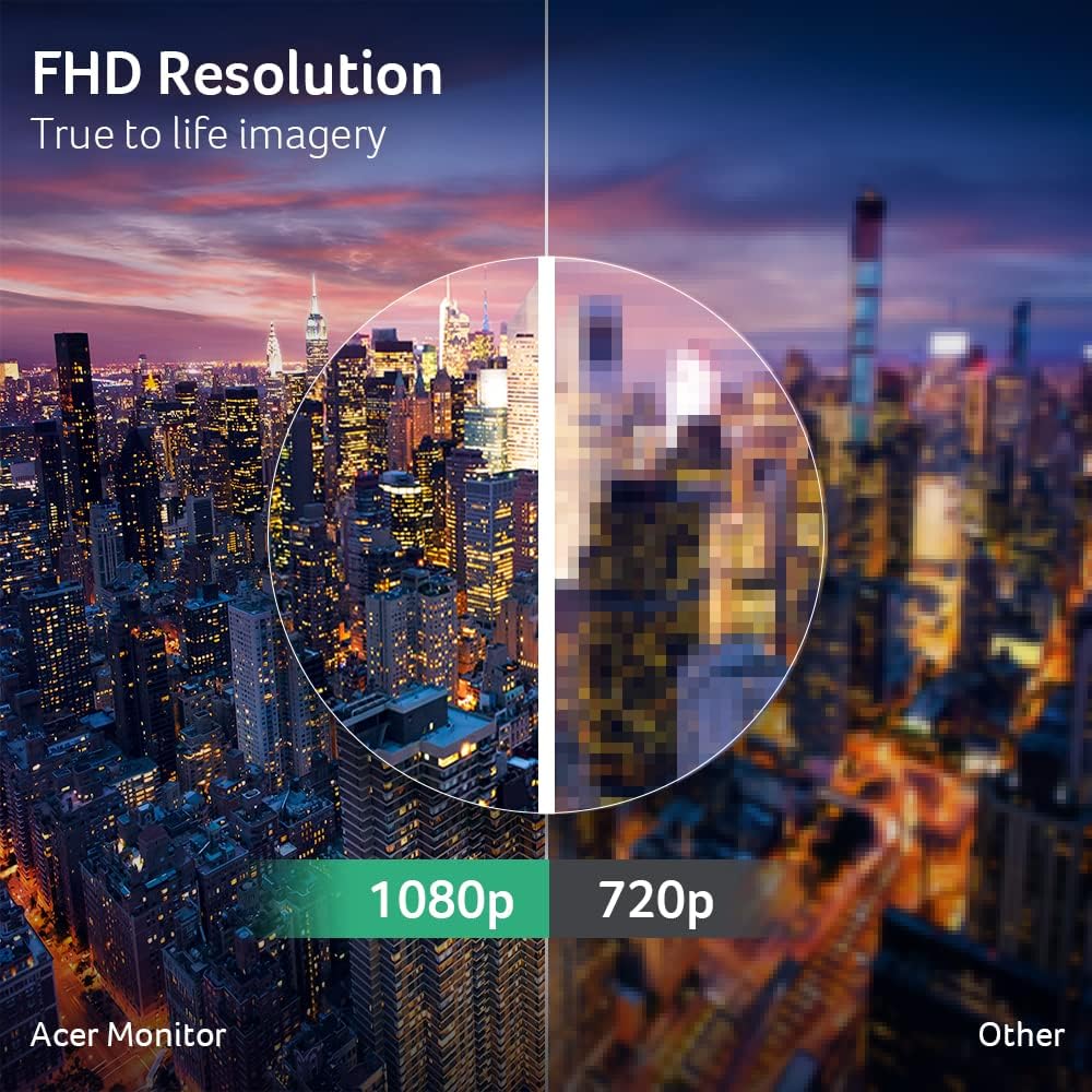 Acer 23.8' 100Hz 1ms FreeSync & 27' 240Hz 1ms Adaptive-Sync Curved Gaming Monitors Bundle