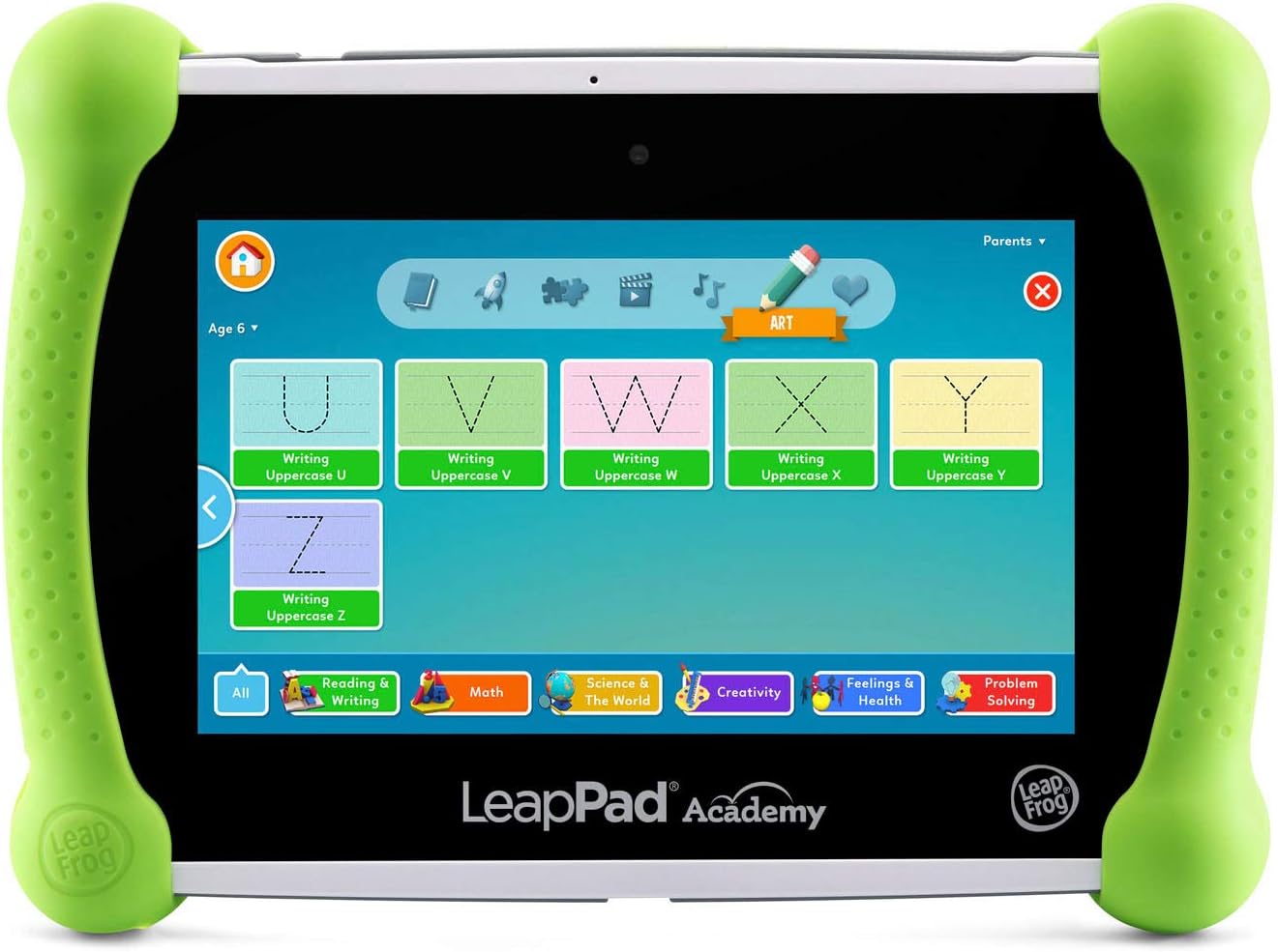 LeapFrog LeapPad Academy Kids' Learning Tablet, Green