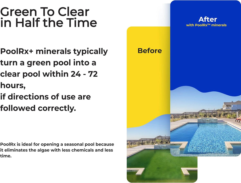 PoolRx Booster Minerals for Pool, 7500 to 20000 gallons,4 Pack