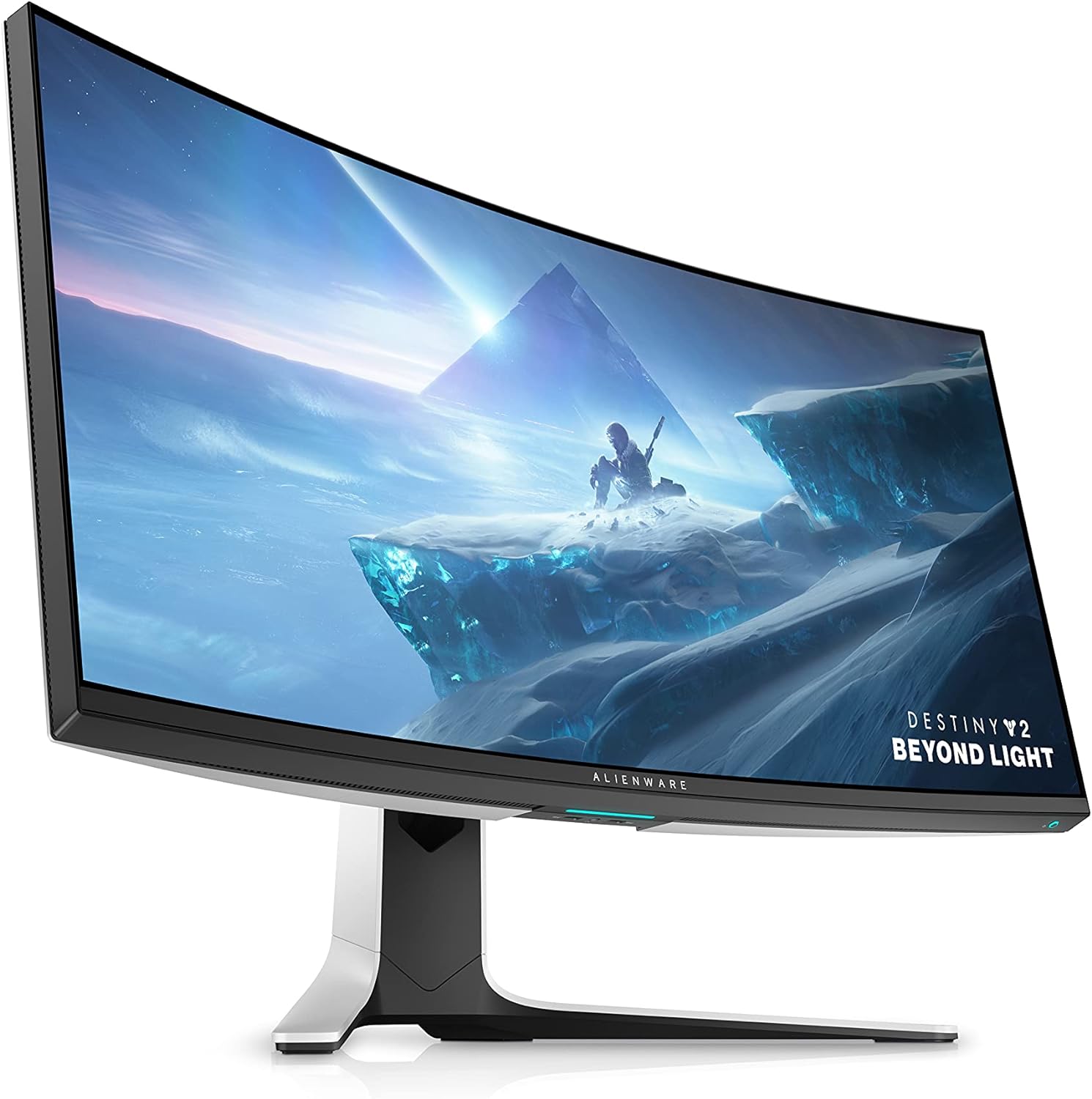 Alienware Ultrawide Curved Gaming Monitor 38 Inch, 144Hz Refresh Rate, 3840 x 1600 WQHD , IPS, NVIDIA G-SYNC Ultimate, 1ms Response Time, 2300R Curvature, VESA Display HDR 600, AW3821DW - White