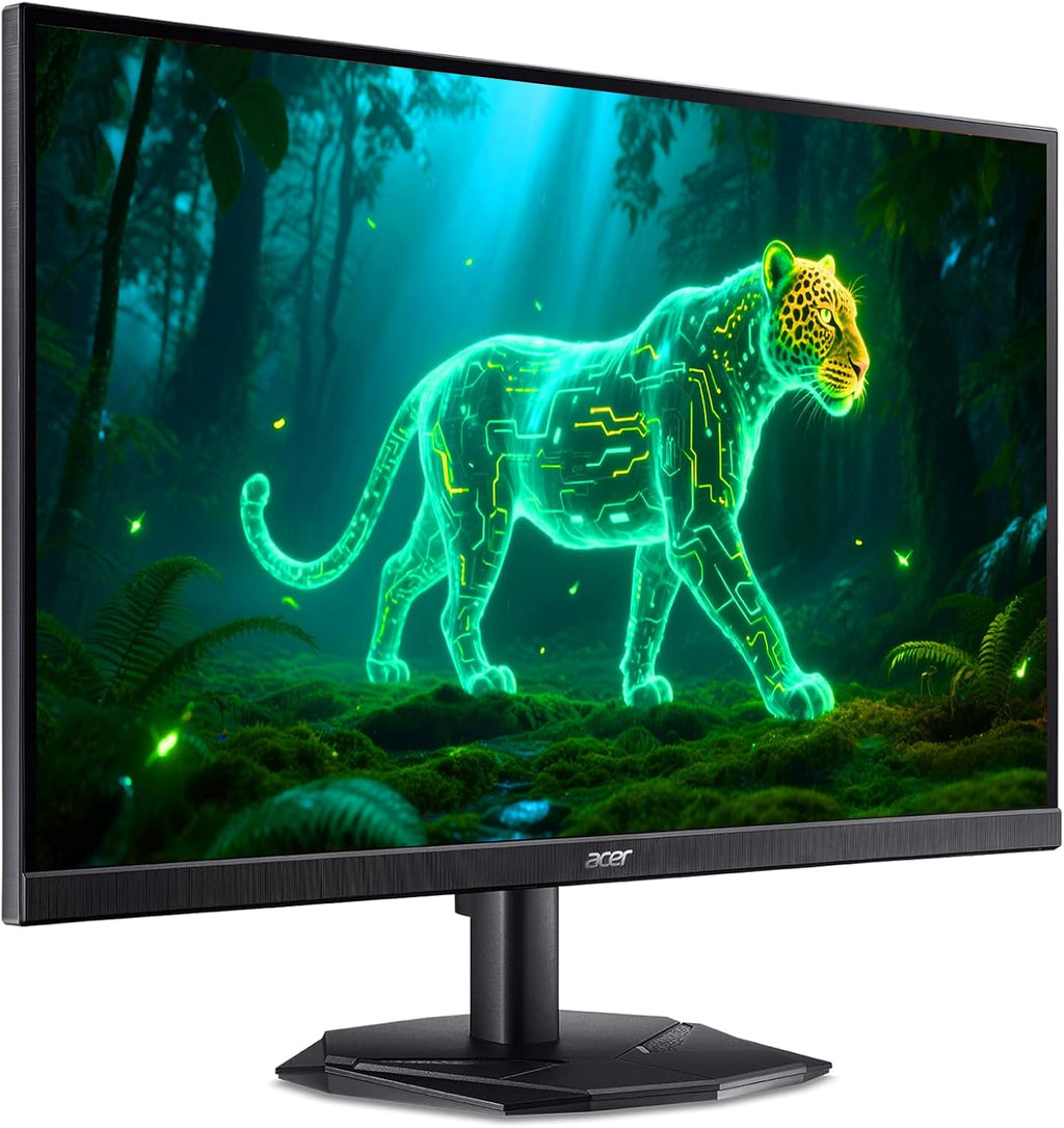 acer 27' FHD Gaming Office Monitor, 200Hz Refresh Rate, 0.5ms, Tilt Adjustable, AMD FreeSync, VESA Mountable, ZeroFrame Design, DisplayPort & 2 x HDMI - Black
