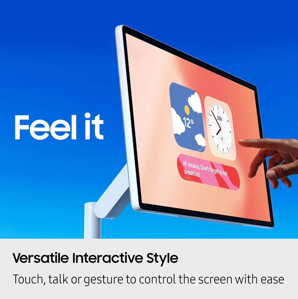 Samsung 27-inch Class QHD LSM7F The Movingstyle Portable Smart Touch Screen (2025 Model, UN27LSM7) Detachable and Rollable Style, Built-in Battery, NQ4 AI Gen2 Processor, Motion Xcelerator 120Hz