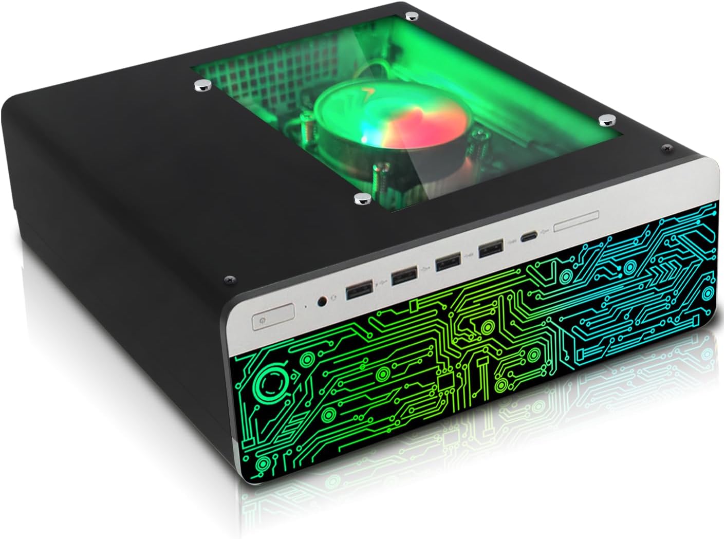 HP Gaming PC Desktop Computer – AMD Pro A10-9700,RX 550 Graphics,16GB RAM,256GB SSD,27 Inch Curved Monitor,RGB Keyboard with AI Copilot,Mouse,WiFi,RGB Headphone,Windows 11(Renewed)