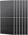Renogy Solar Panels 6Pcs 590 Watt Bifacial N-Type12V 16BB Solar Panel, 25% High Efficiency Solar Module Monocrystalline for Garden Homes Farm Marine Off-Grid System Black