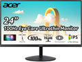 Acer SB242Y EBI 23.8' Full HD (1920 x 1080) IPS Zero-Frame Gaming Office Monitor | AMD FreeSync Technology Ultra-Thin Stylish Design 100Hz 1ms (VRB) Low Blue Light Tilt HDMI & VGA Ports