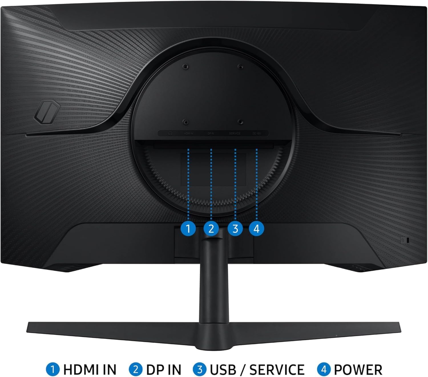 Samsung 27' Odyssey G5 QHD Gaming Monitor | 165Hz, 1ms | 1000R Curved VA Panel | AMD FreeSync, HDR10 | Minimized Eye Strain | w/Hdmi