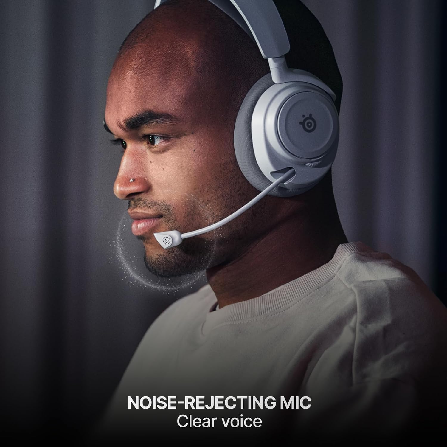 SteelSeries Arctis Nova 7X Wireless Gen 2 Gaming Headset - Real-Time App Control, 50+ HR Play, Neodymium Drivers, Mix 2.4GHz/Bluetooth, Xbox, PC, PS5/PS4, Switch 1/2, Mobile - White