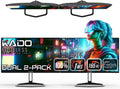 Kado Dual Gaming Monitor Setup - 2-Pack 24.5' 165Hz 1ms 1920x1080 Flat Screen, AMD FreeSync Premium, Panoramic Gaming Multi-View Split Screen Streaming, VESA Mount HDMI DisplayPort Built-in Speakers