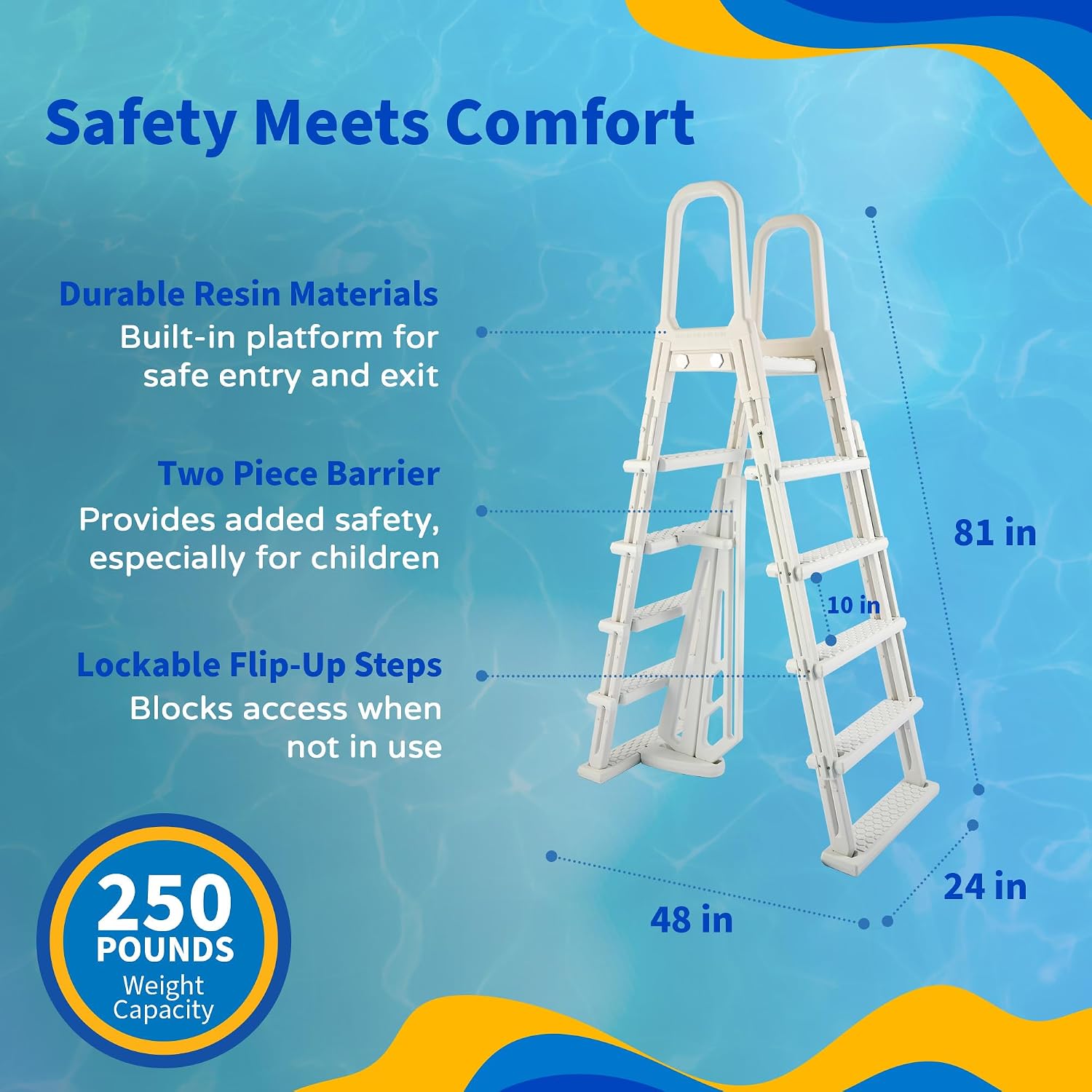 Martinique 27-ft Round 52-in Deep 7-in Top Rail Metal Wall Swimming Pool Package