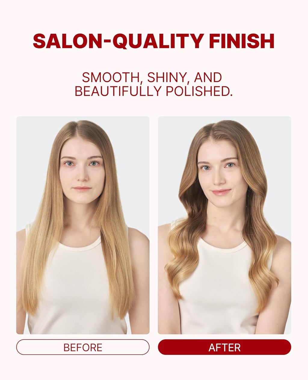 GLAMPALM GlamMuse 1.6' | Ceramic Curling Iron Infused with Vita-C, Salon Results with Less Heat Damage, Trusted by K-Pop Hair Stylists, Long Barrel Hair Curler for Women, Dual Voltage | GP628
