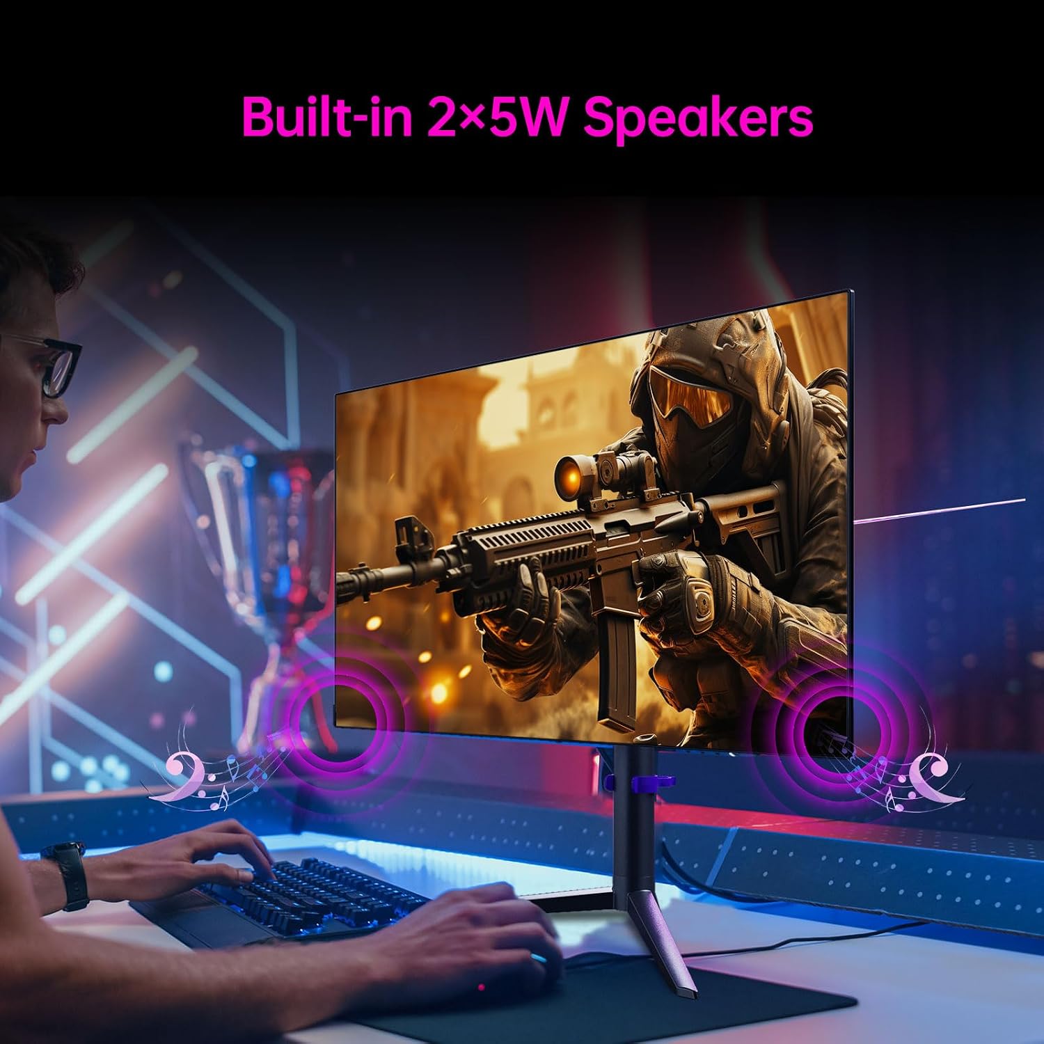 KTC 27 OLED Monitor - 1440p 240hz Monitor 0.03ms GTG, Type-C 65W, Built-in Speakers, 1.5M:1 Contrast Ratio, 136% sRGB, DisplayPort1.4, HDMI2.0,USB-C 3.0, Vesa, PC Moniter (Renewed)