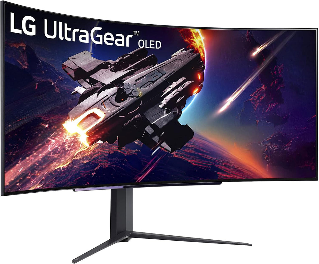 LG 45GR95QE 45-Inch Ultragear 1440p 240 Hz OLED Curved Gaming Monitor with AMD FreeSync Premium and 0.03ms Response Time (Black)