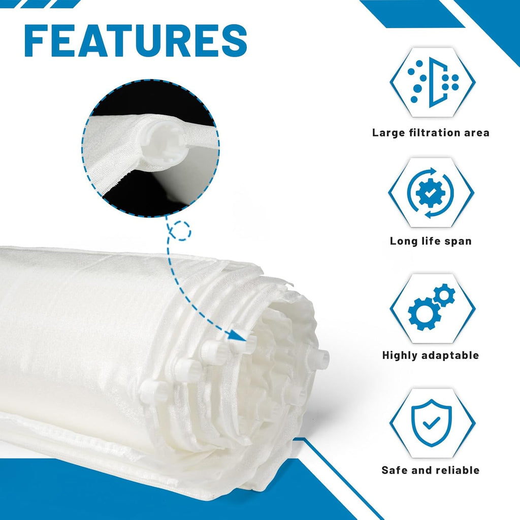 48 sq Swimming DE Pool Filter Grids Compatible with Hayward Pro-Grid DE4820,Micro Clear DE4800 and DE480S,for Penair FNS Plus Grid Set 48 Sq.Ft. (24 inch Height)