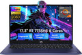 NIMO 17.3' FHD Gaming Laptop – AMD Ryzen 7 7735HS 8-Core/16-Thread, Radeon 680M Graphics, 32GB DDR5, 1TB NVMe SSD, Light Gaming & Esports Ready, Backlit Keyboard, Fingerprint Unlock, 100W PD Type-C