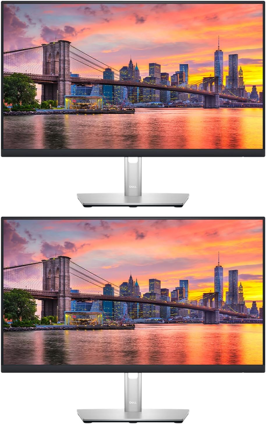 Dell P3223DE 32-inch 1440P Quad HD 2K Backlit LED LCD Monitor, 2-Pack Low Blue Light, Full Dock, Daisy Chain, IPS, HDMI, DisplayPort, USB Hub, USB-C and Ethernet (Renewed)